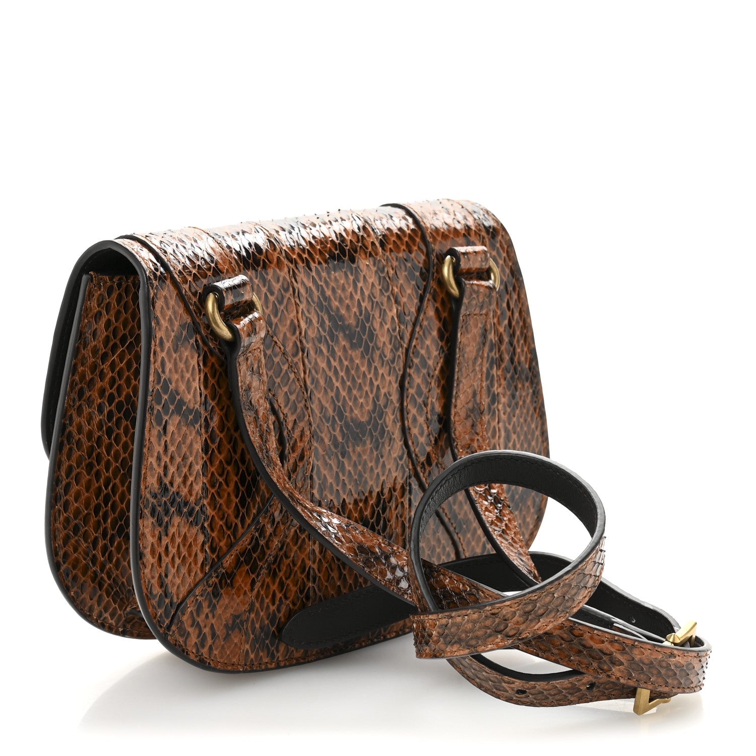 Elaphe Radiata Crystal Small Osiride Shoulder Bag Bright Cuir Ruby