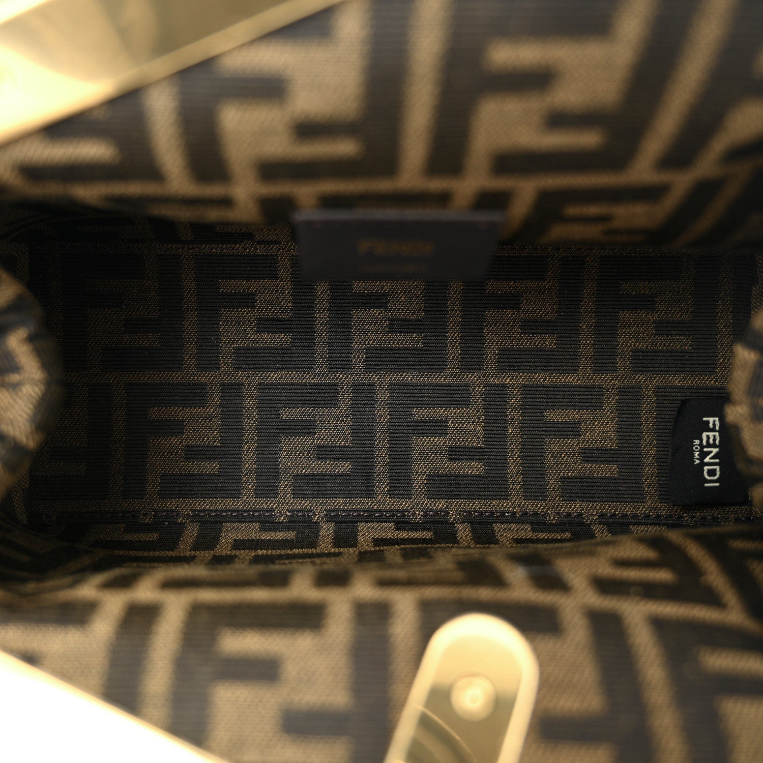 Snakeskin Small Fendi First Avocado Green