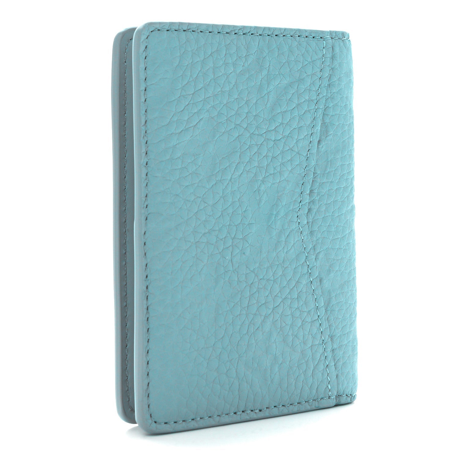 Taurillon Monogram Pocket Organizer Turquoise