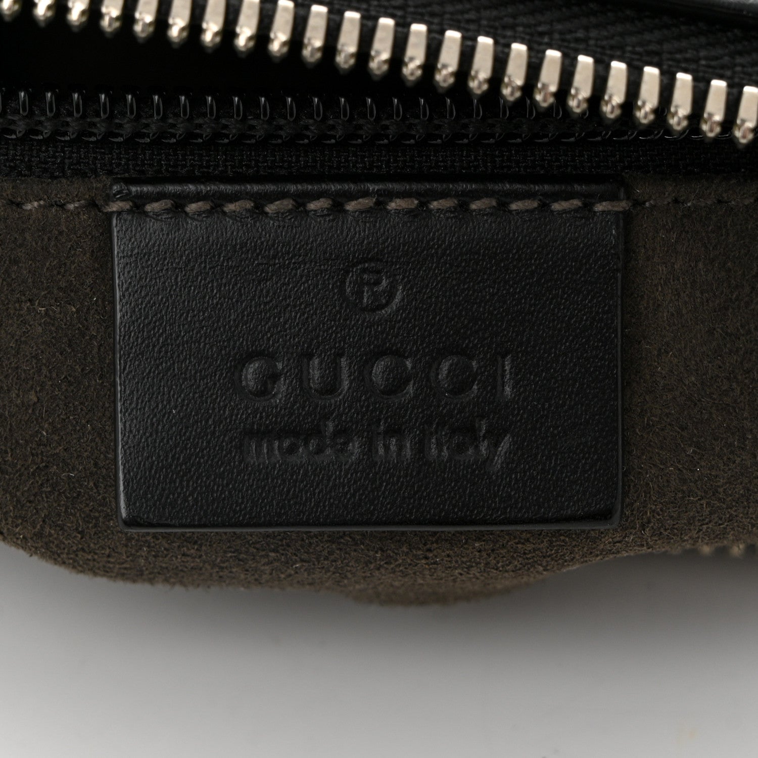 Guccissima Signature Medium Flat Messenger Bag Black