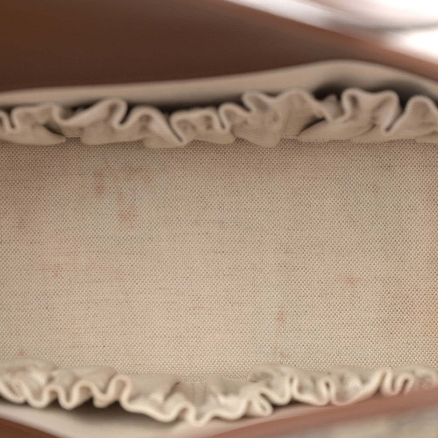 GG Supreme Monogram Azalea Calfskin Small Horsebit 1955 Foldover Top Handle Bag Beige Ebony Brown Sugar