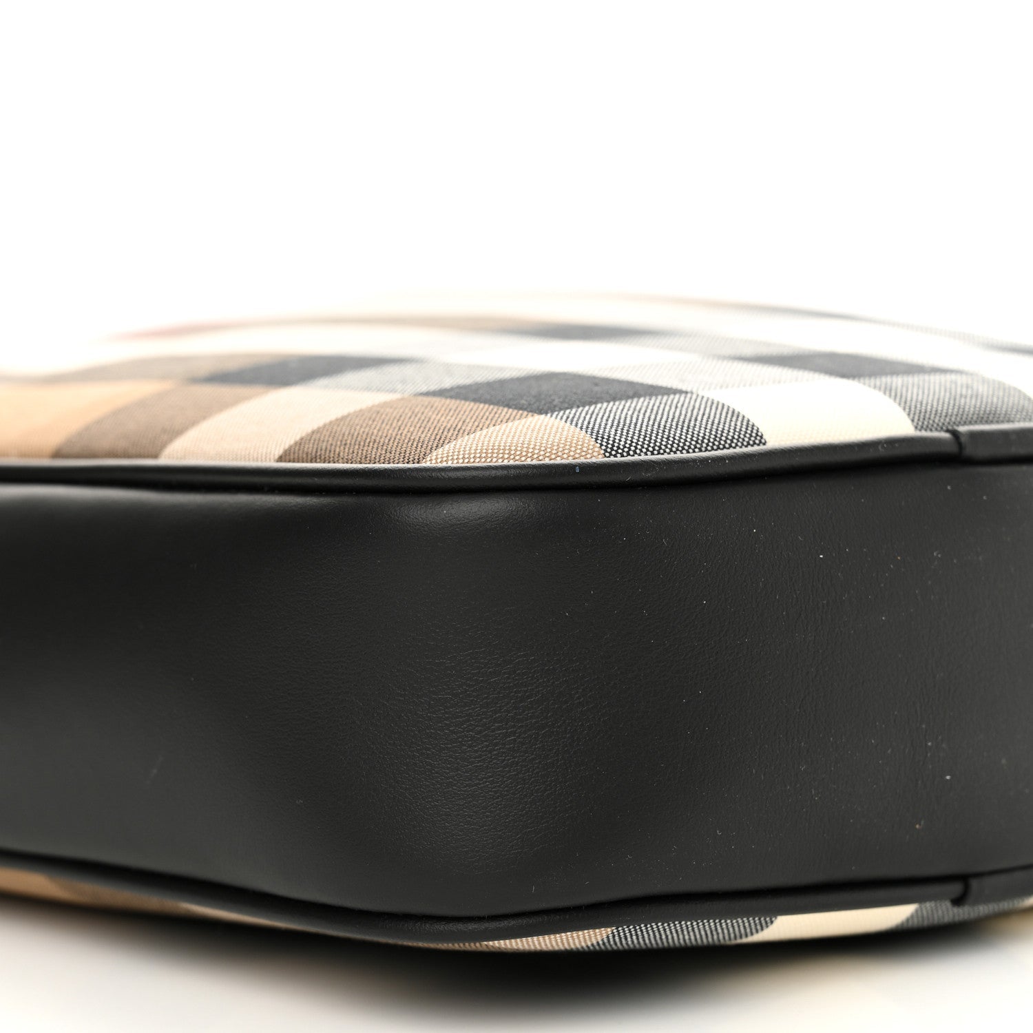 Canvas Super Exploded Check Vertical Paddy Camera Bag Taupe Brown