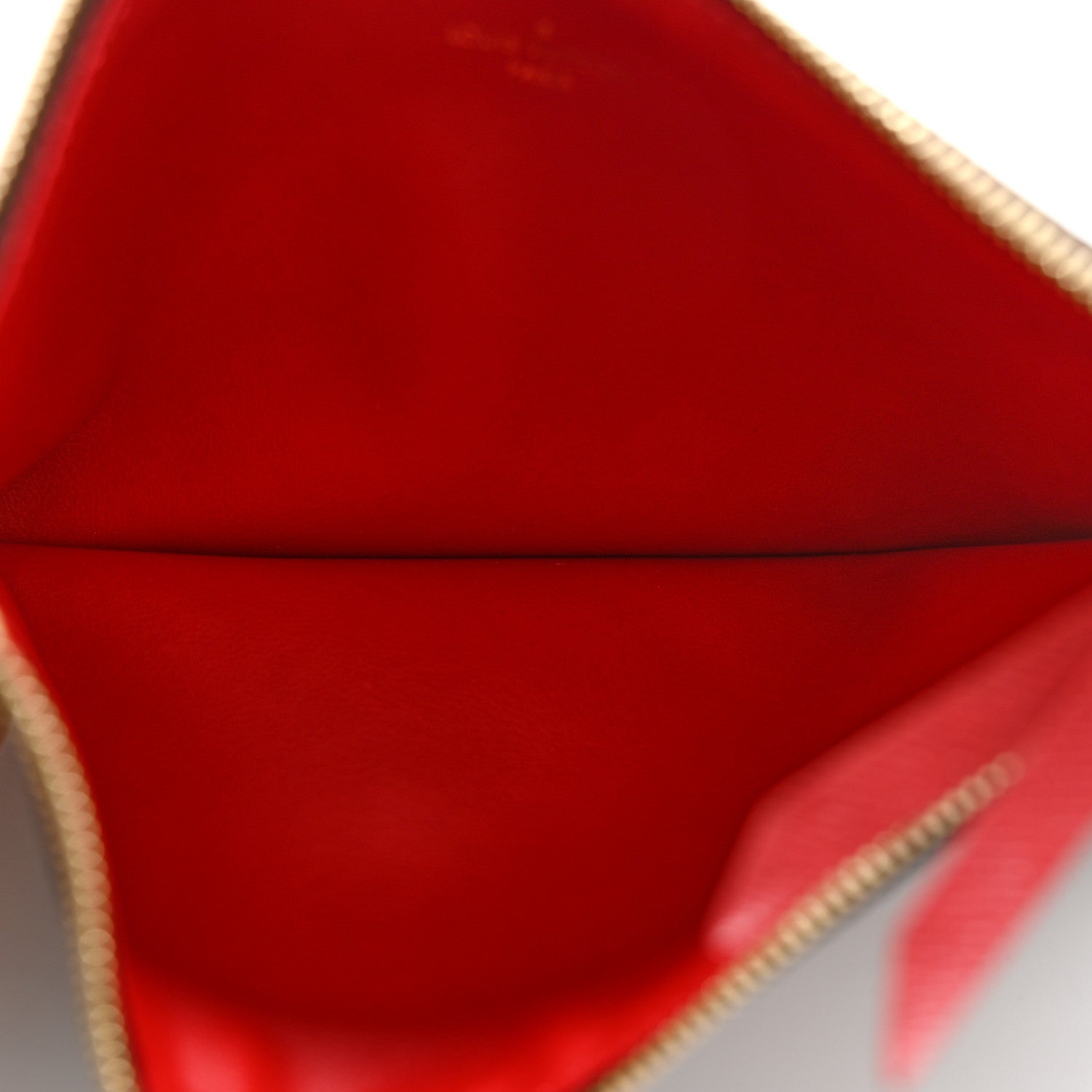 Damier Ebene Felicie Chain Wallet Zippered Insert