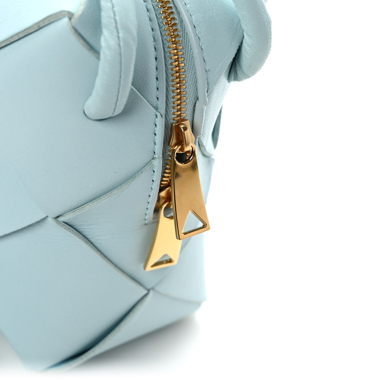 Maxi Intreccio Small Cassette Camera Bag Teal