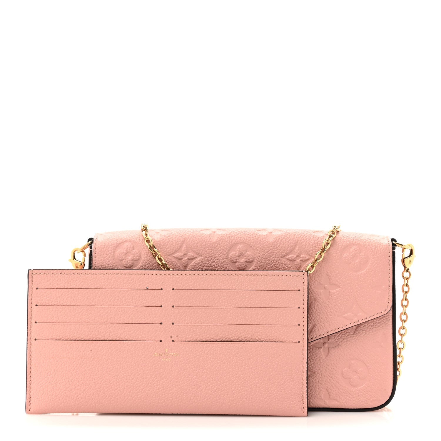 Empreinte Pochette Felicie Chain Wallet Rose Poudre