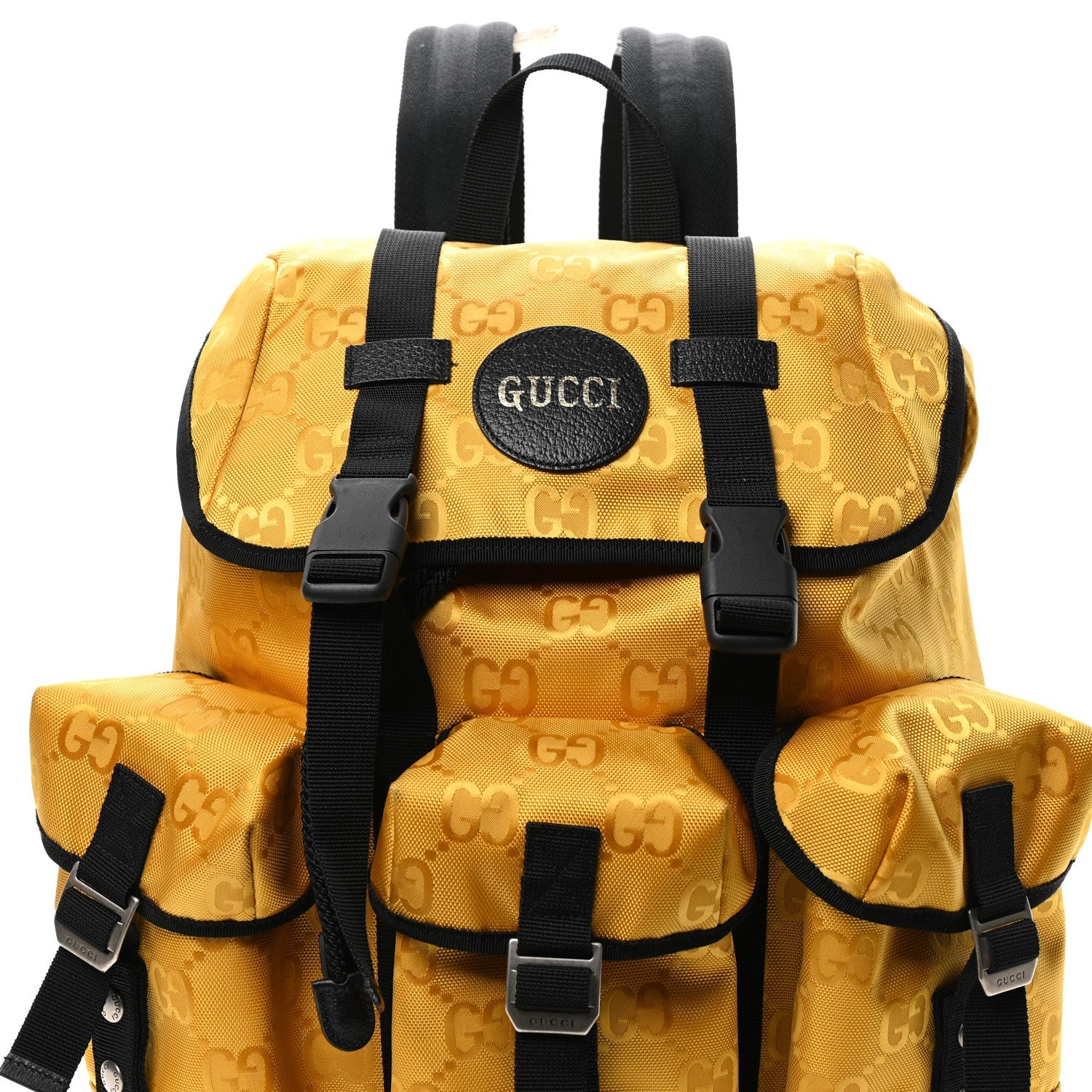 Econyl Nylon Monogram Off The Grid Utility Pocket Backpack Crop Black