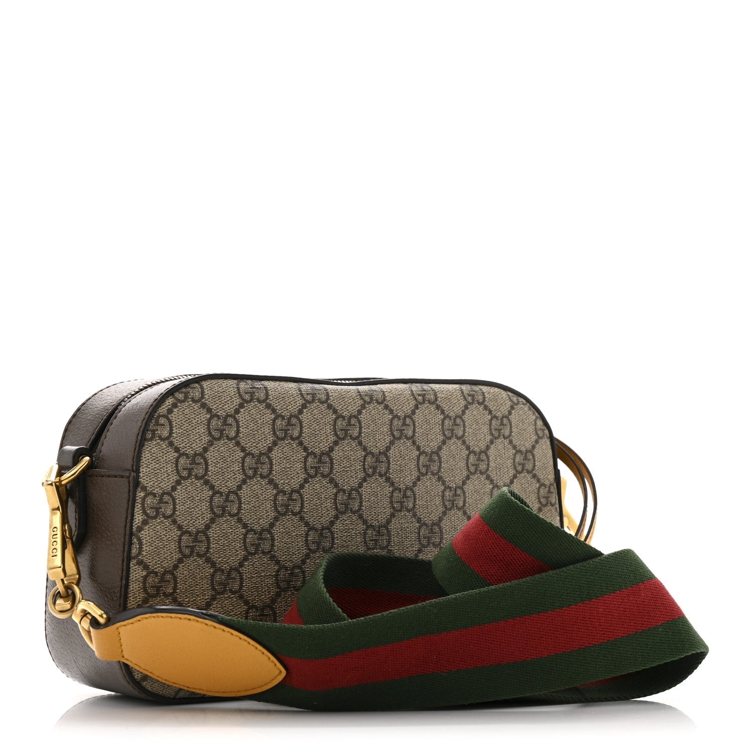 GG Supreme Monogram Web Neo Vintage Shoulder Bag Beige New Acero Crop