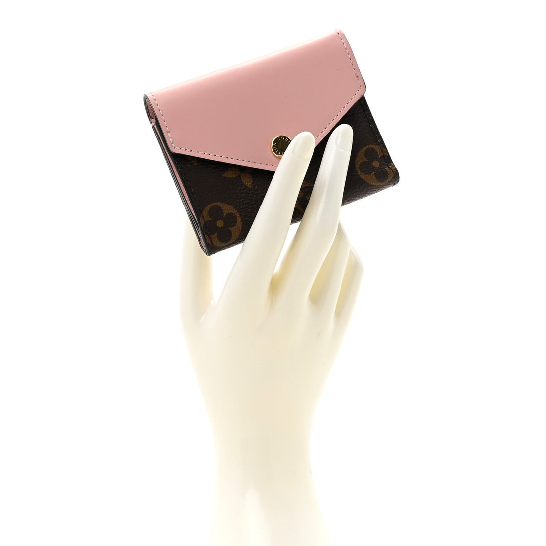 Monogram Zoe Wallet Rose Ballerine