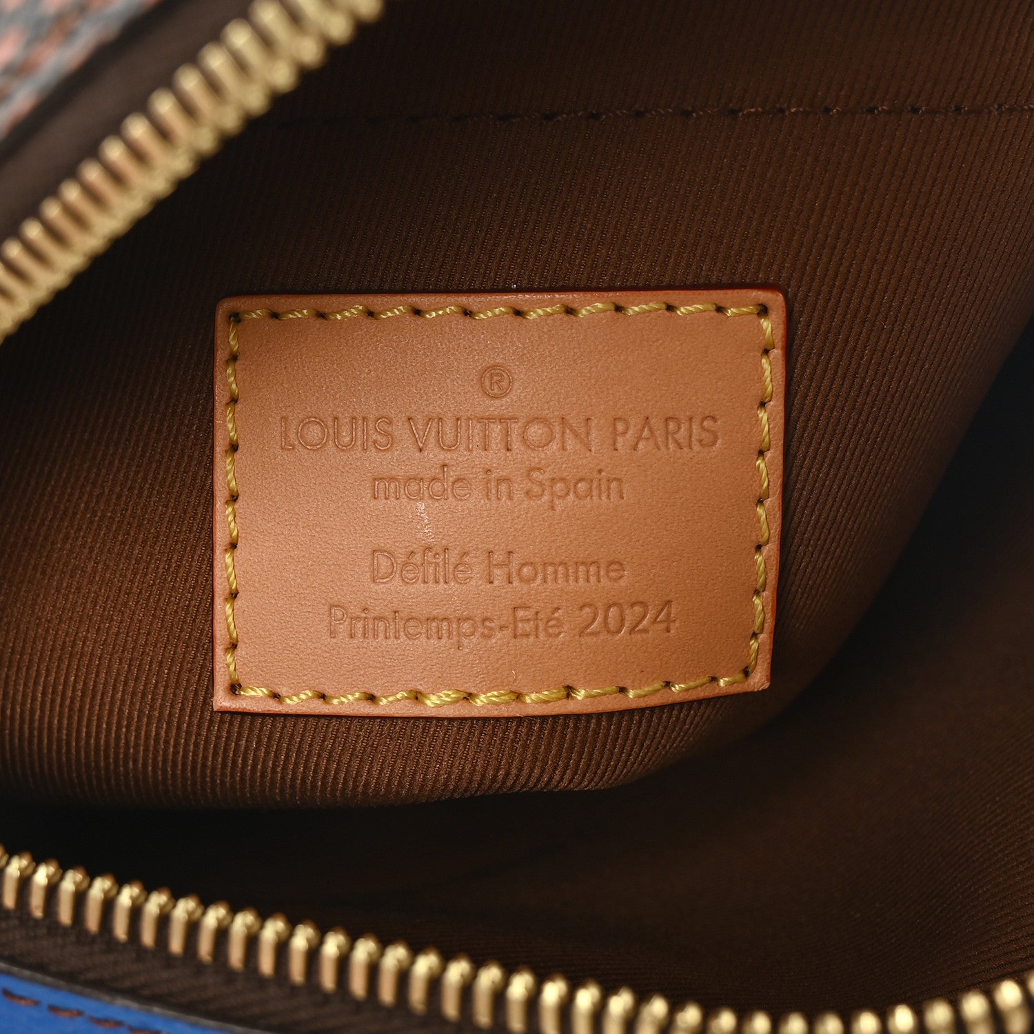 Damier Pop Chess Messenger Blue