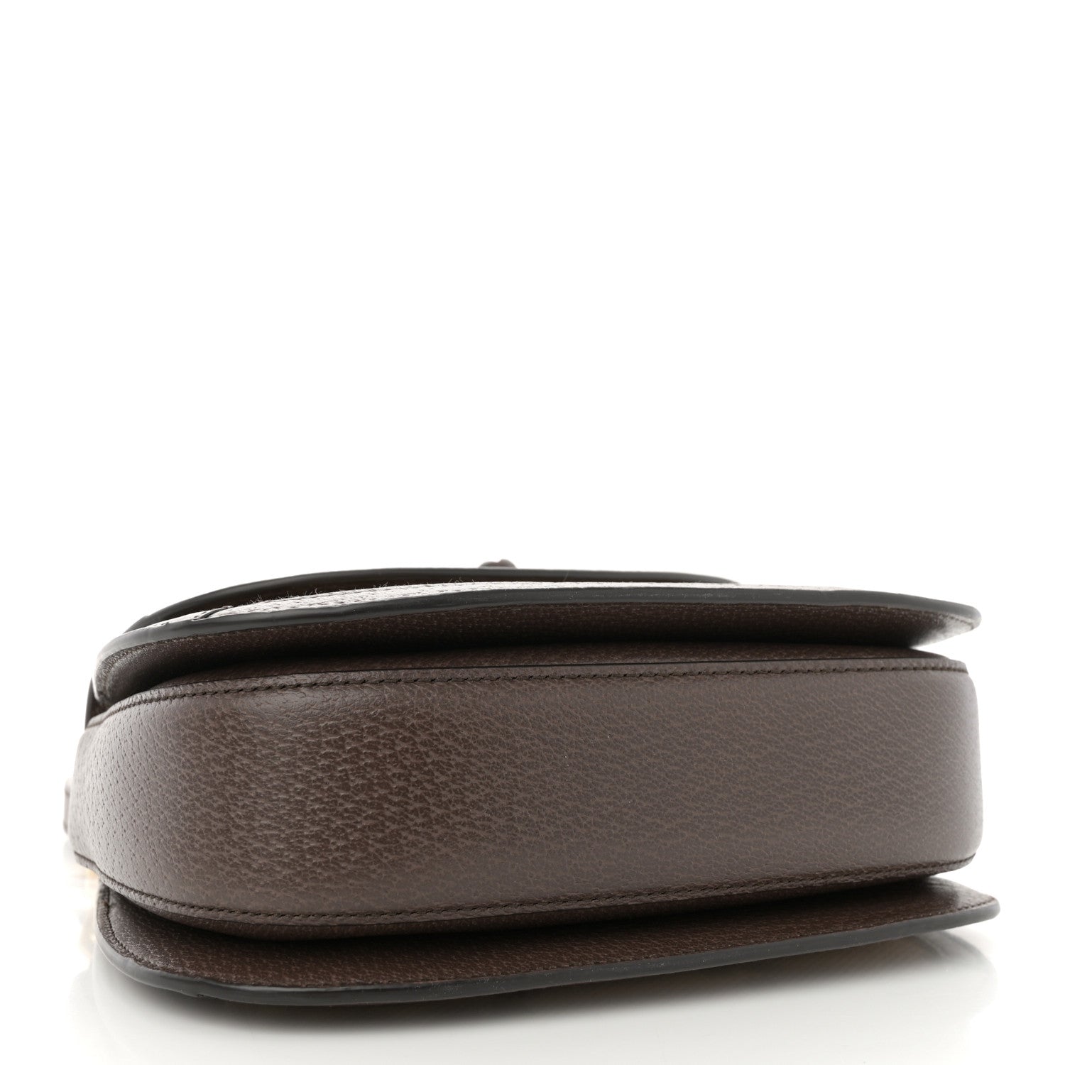 Monogram Jumbo GG Textured Dollar Calfskin Web Small Bamboo 1947 Top Handle Bag Camel Ebony New Acero