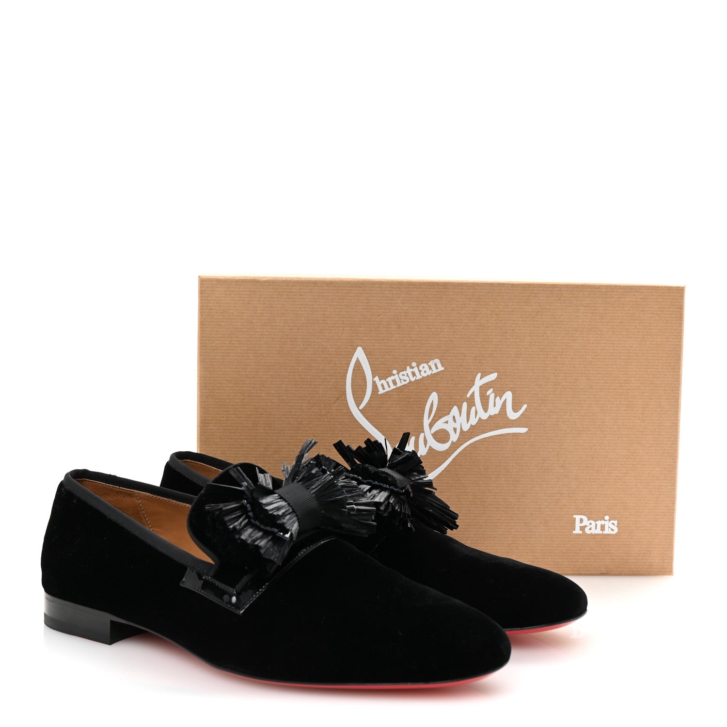 Velvet Patent Mens Rafinodo Flat Loafers 43 Black