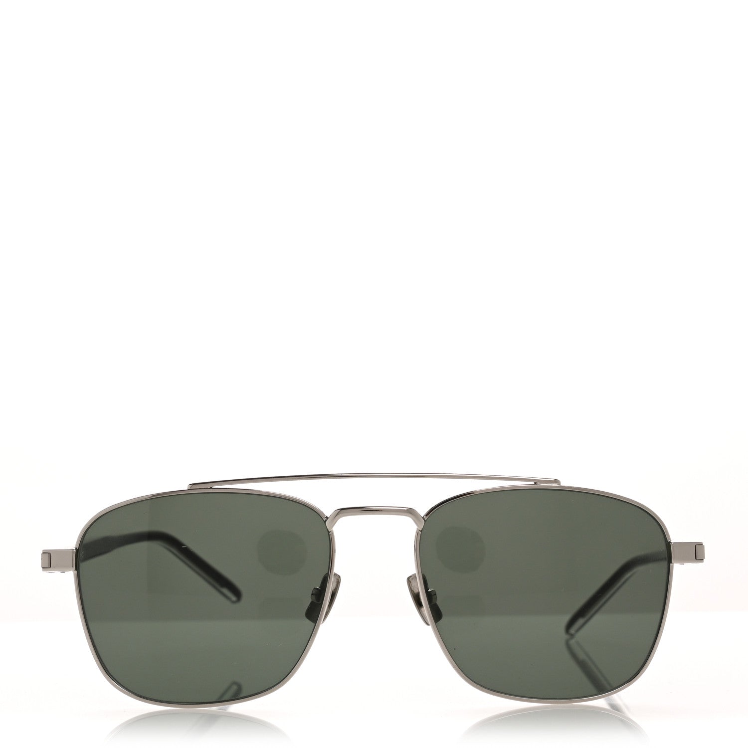 Acetate Metal Aviator SL665 Sunglasses Black