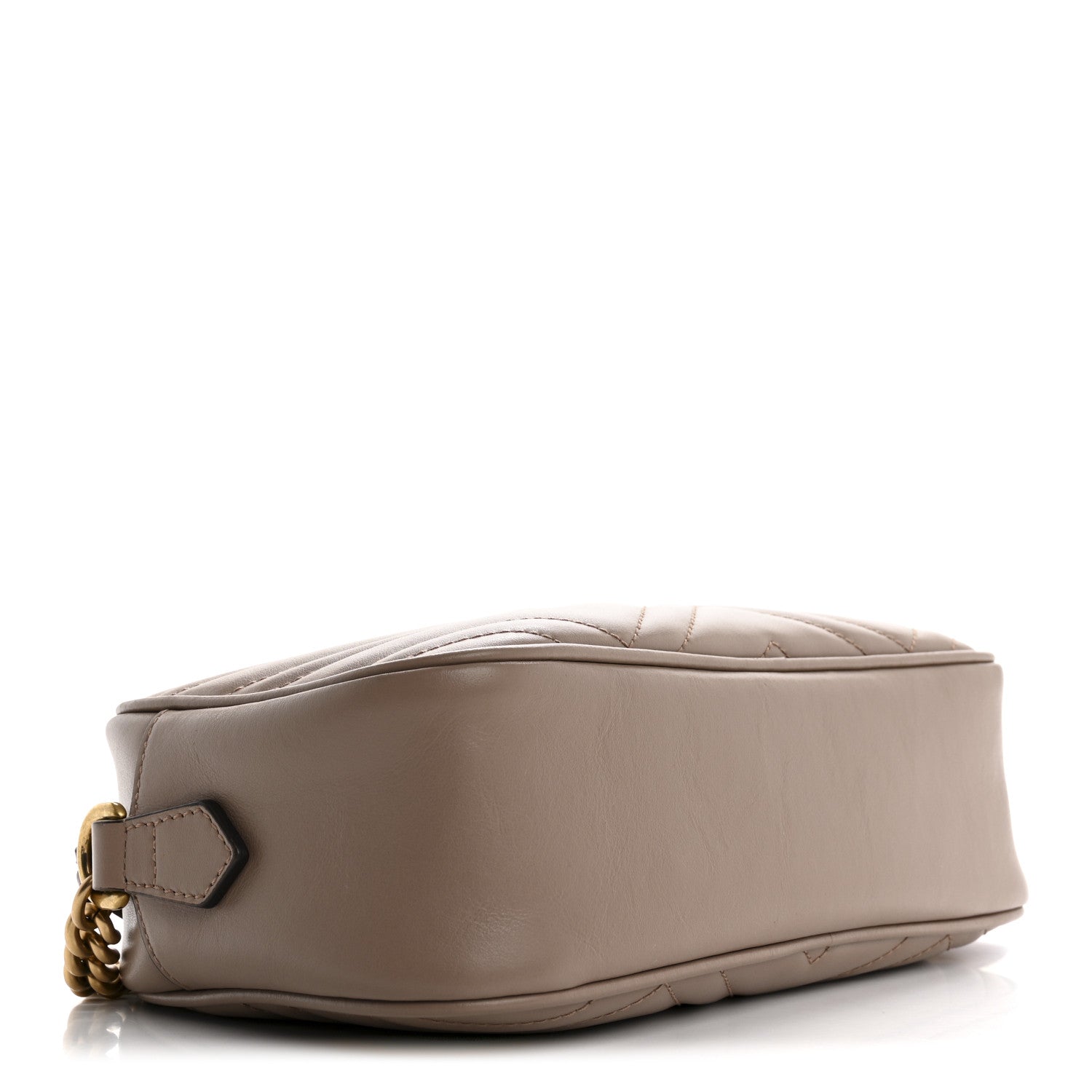 Calfskin Matelasse Small GG Marmont Chain Shoulder Bag Porcelain Rose