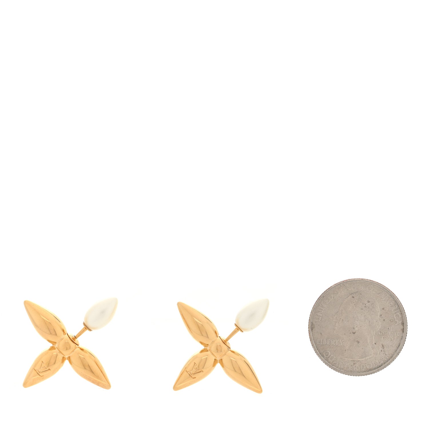 Pearl Louisette By Night Earrings Gold