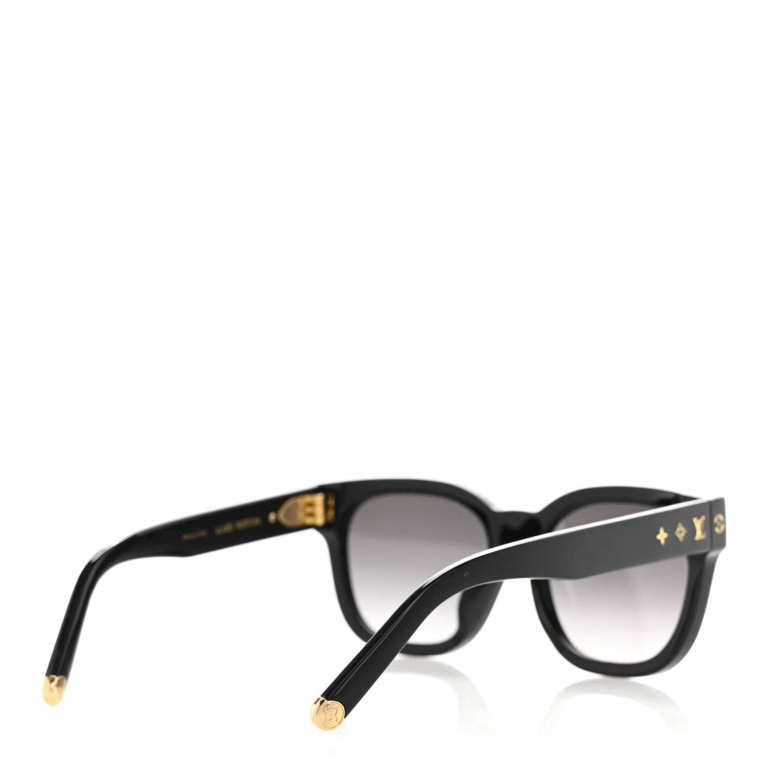 Acetate My Monogram Square Sunglasses Z1523E Black