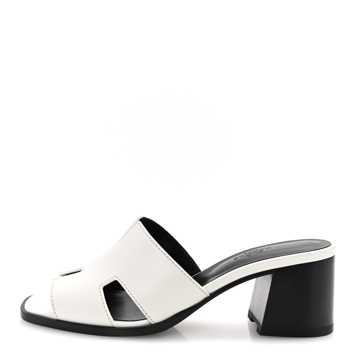 Calfskin Helia 60 Sandals 37.5 White