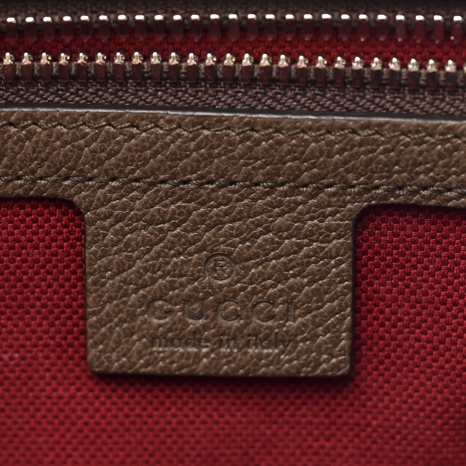 GG Supreme Monogram Textured Calfskin Square Messenger Bag Beige Ebony New Acero