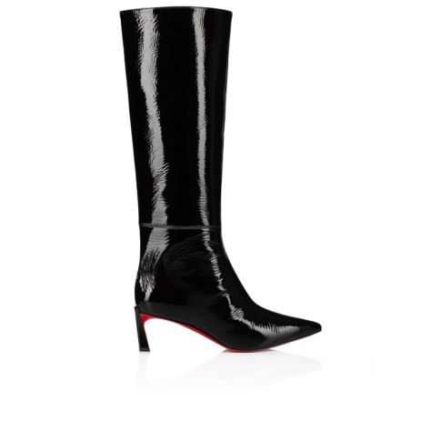 CL Condorocombo Botta 55 Mm Boots Vog Patent Leather Black