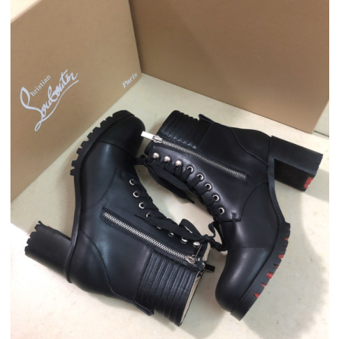 CL En Hiver Ankle Boots 70mm Calfskin Black