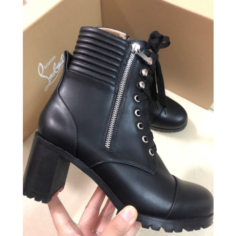 CL En Hiver Ankle Boots 70mm Calfskin Black