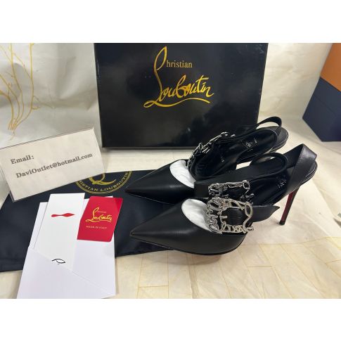 CL Giddylina 100 Mm Strappy Pumps Nappa Leather Black