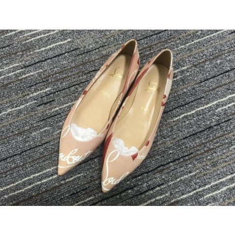 CL Kraft PVC Ballalla Flats Leather Beige