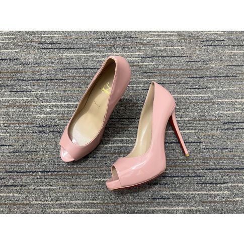 CL New Very Prive Pumps 120mm Patent Leather Pink