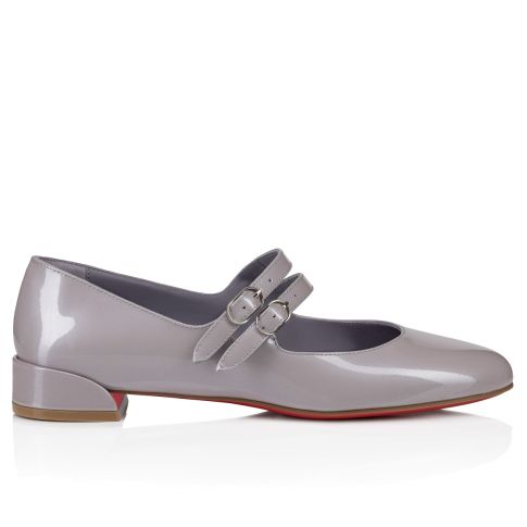 CL Sweet Jane Ballerina Flats Metallic Patent Calf Leather Mauve