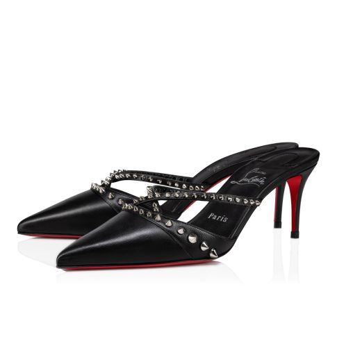 CL Tatoosh Spikes Mule Pump 70 mm Kidskin Leather Black