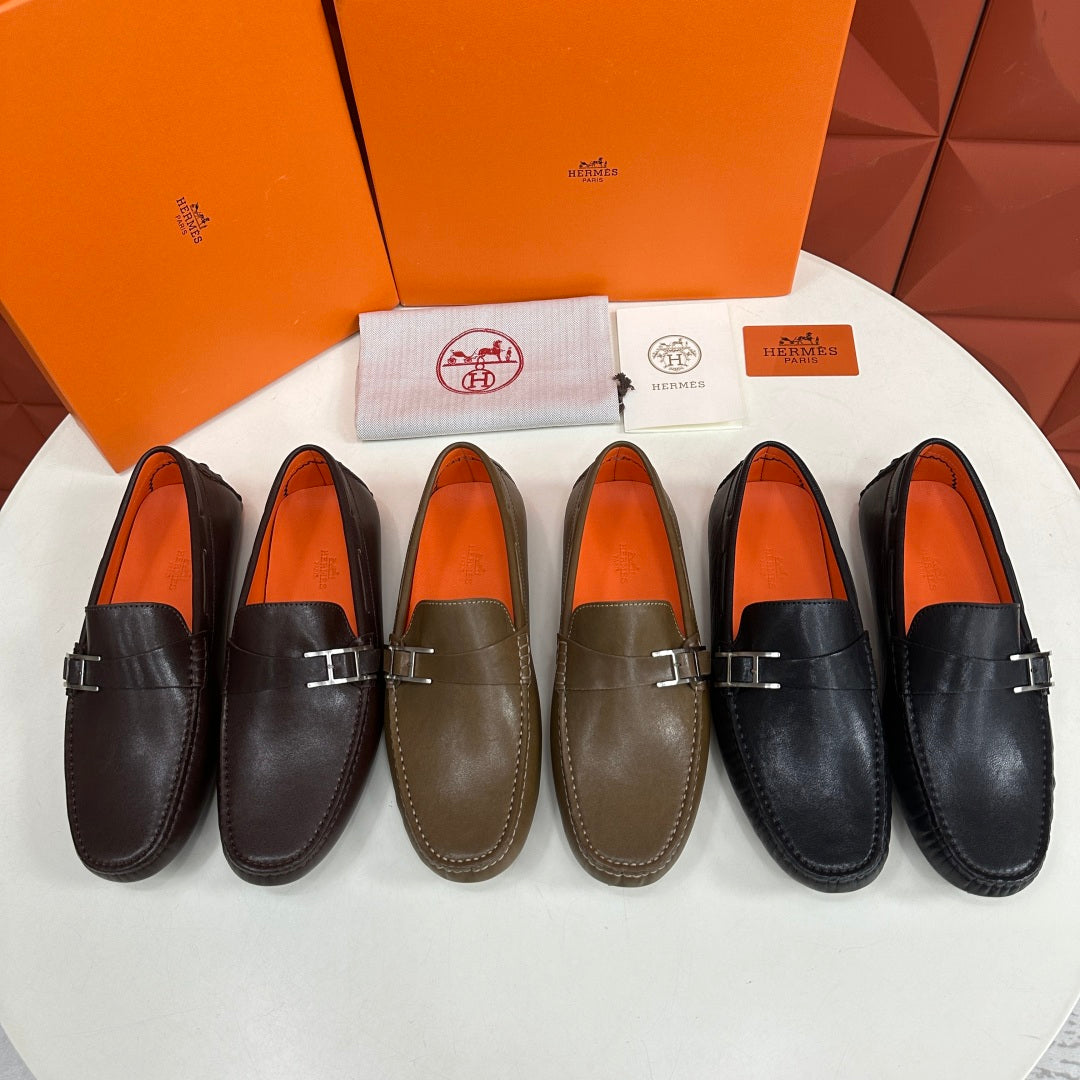 HM Men's Slip-on Loafer Cowhide 530159