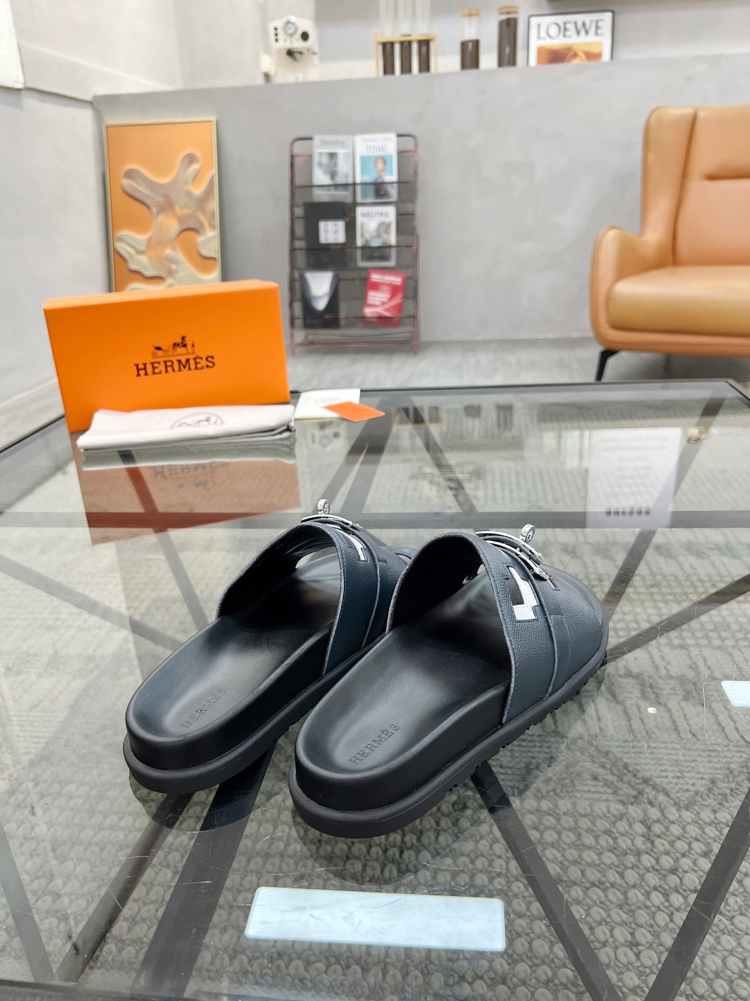 HM Men's Joke Slide Cowhide 544595