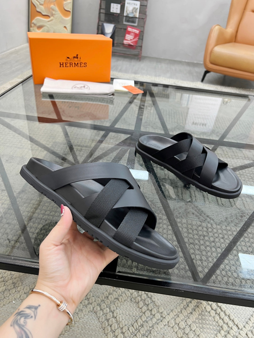 HM Men's Kazimir Slide Sheepskin 544600