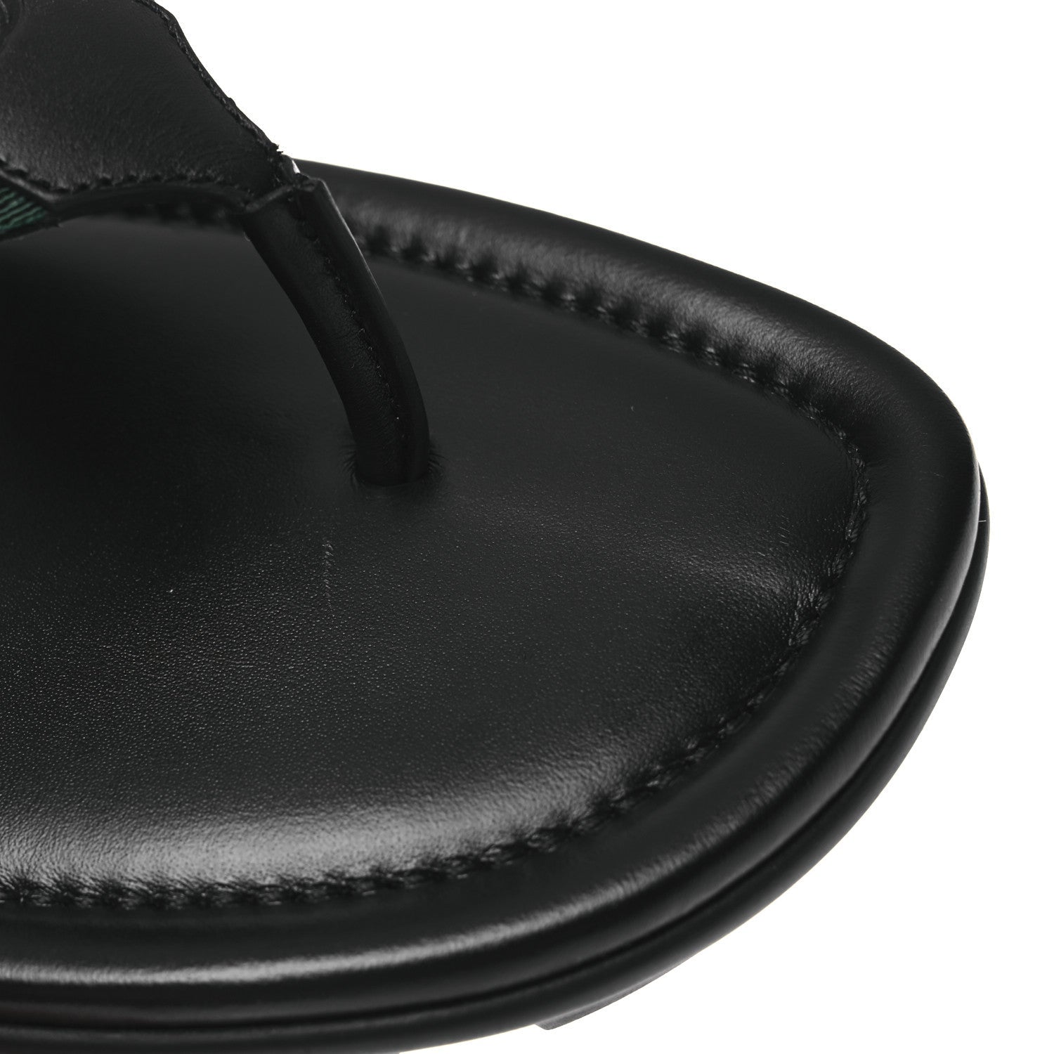 Nylon Calfskin Web Mens Cleat Sole Thong Sandals 8 Black Red Blue