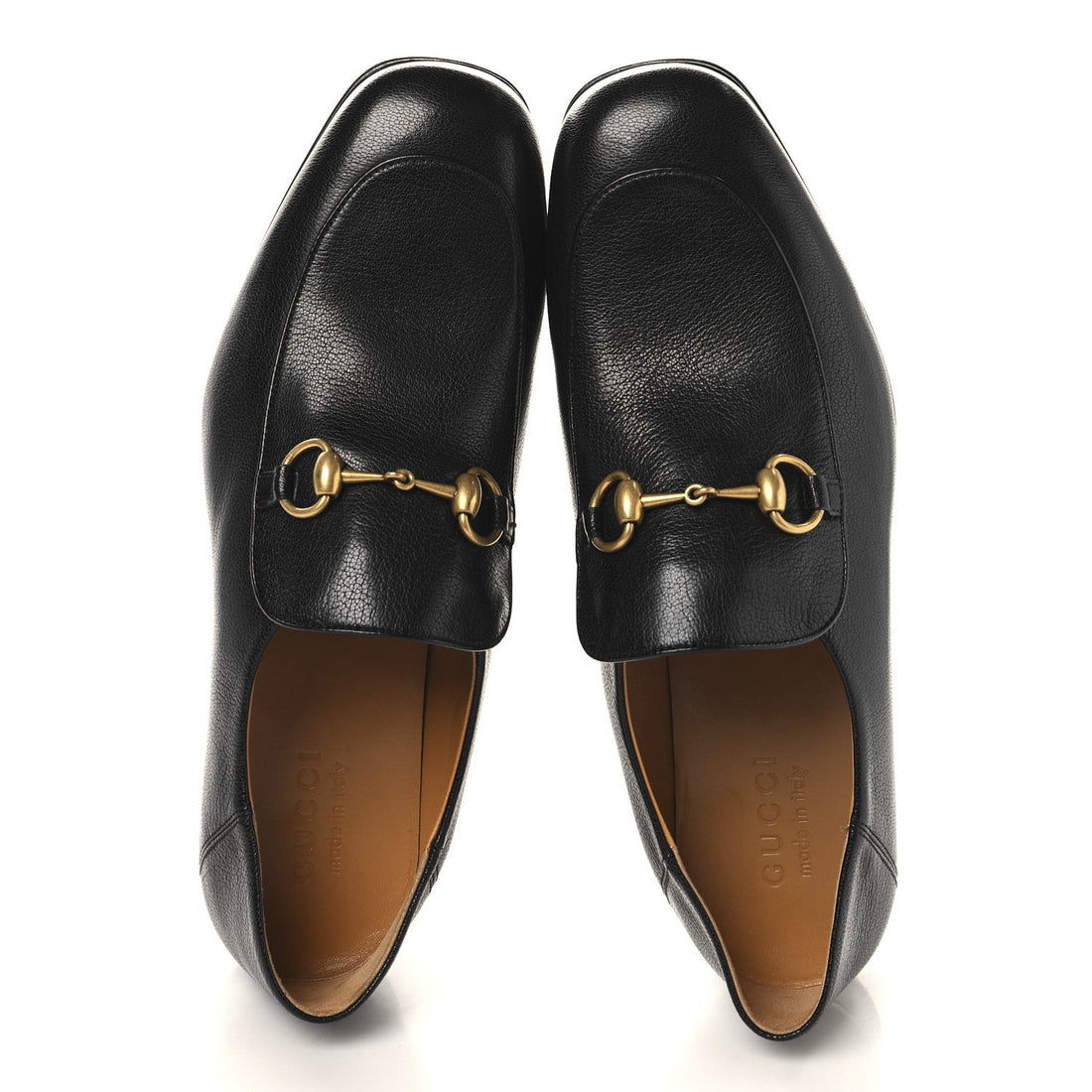 Goatskin Mens Horsebit Loafers 8.5 Black