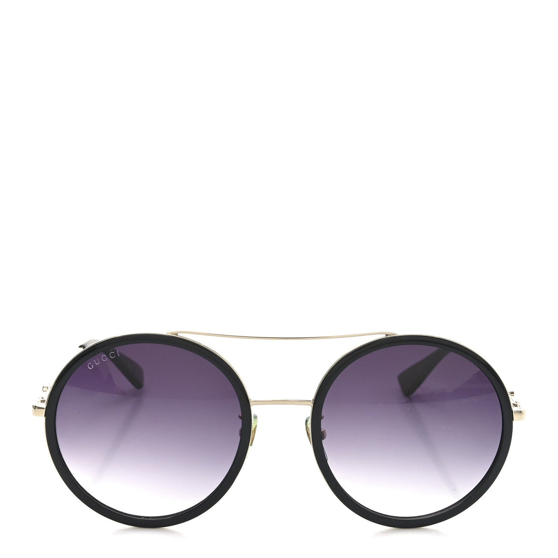 Metal Round Frame Sunglasses GG0061S Black