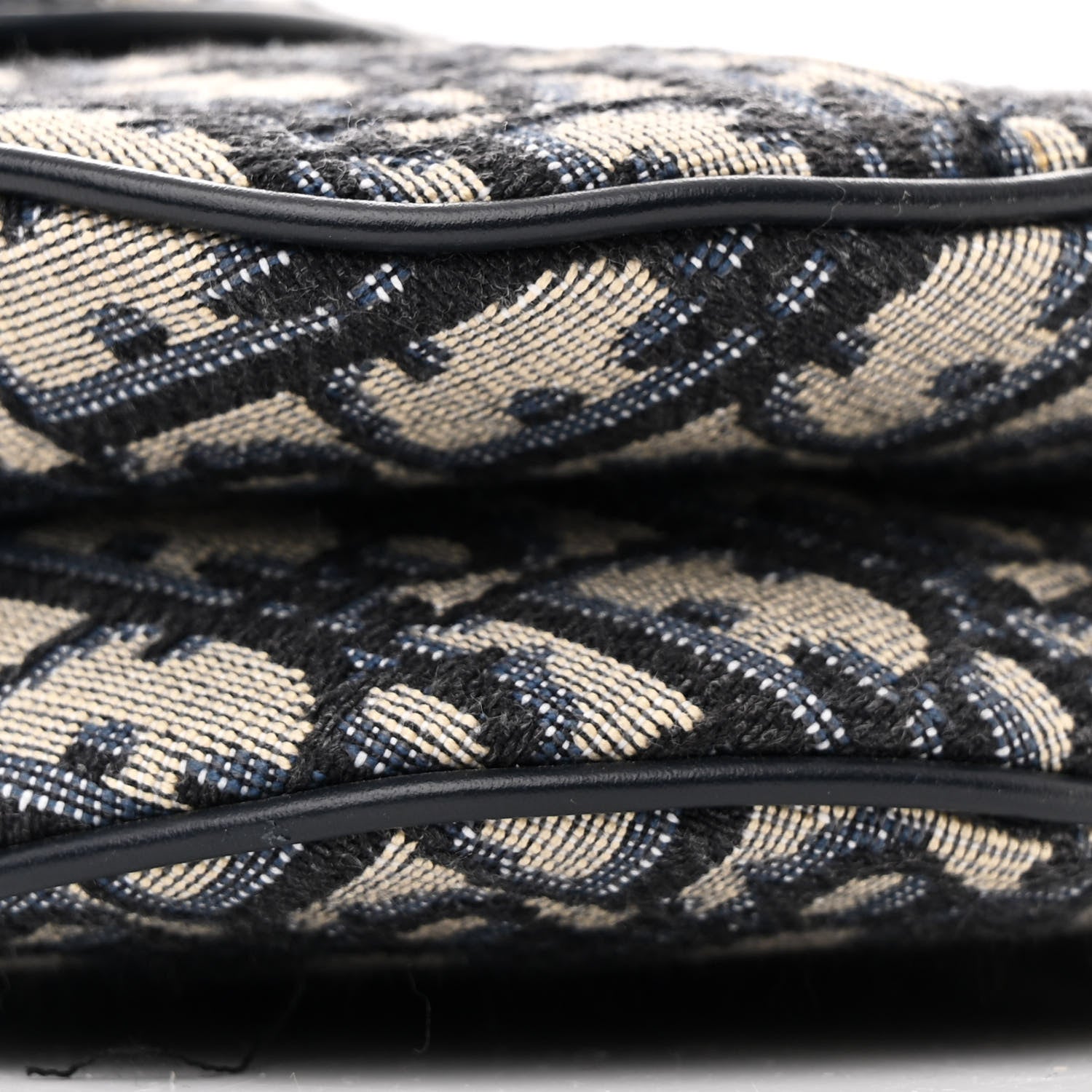 Oblique Mini Saddle Bag Blue