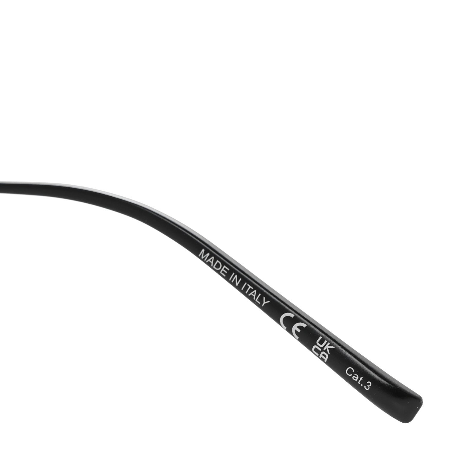 Metal Round Aviator SL 575 Sunglasses Black