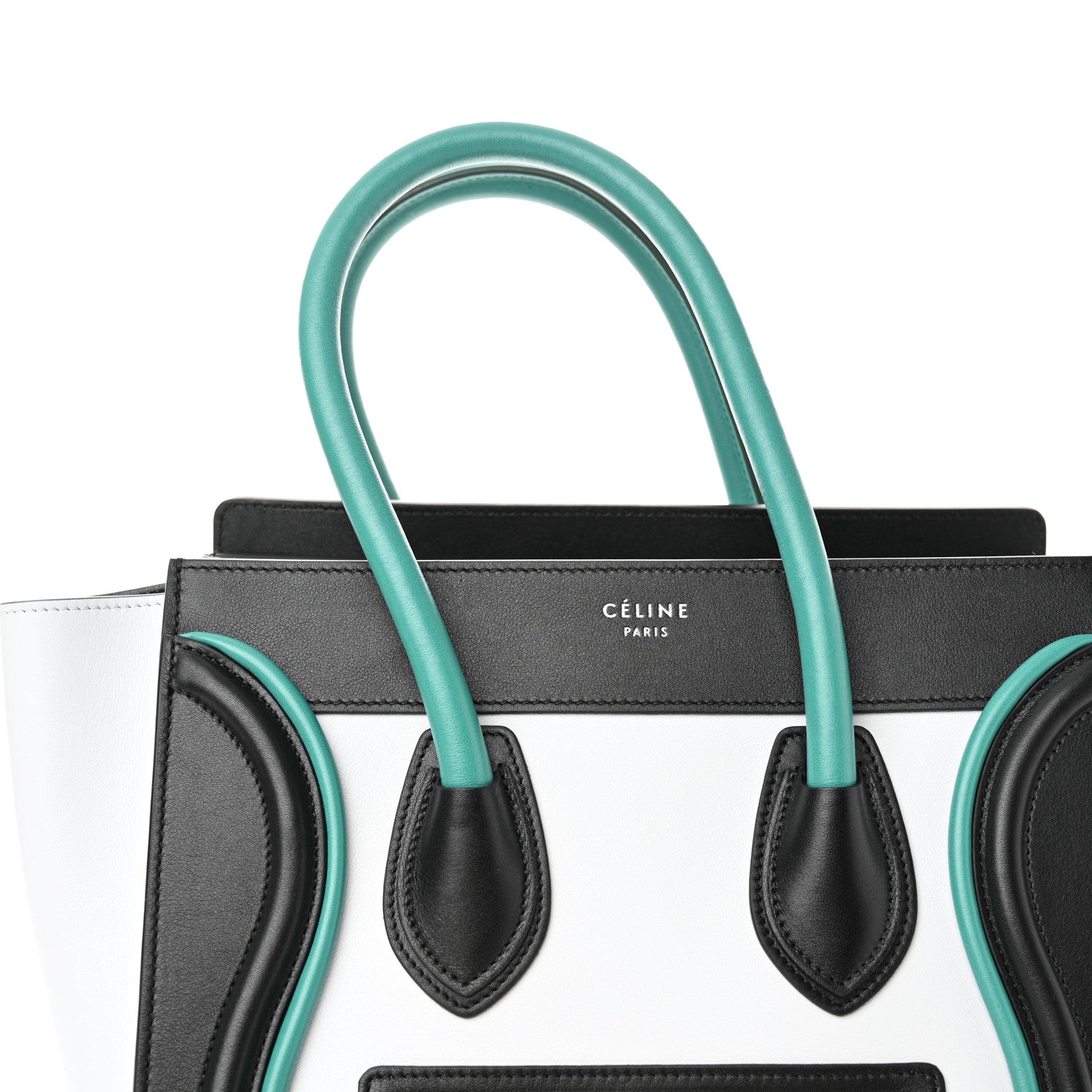 Smooth Calfskin Micro Tri-Color Luggage Frost