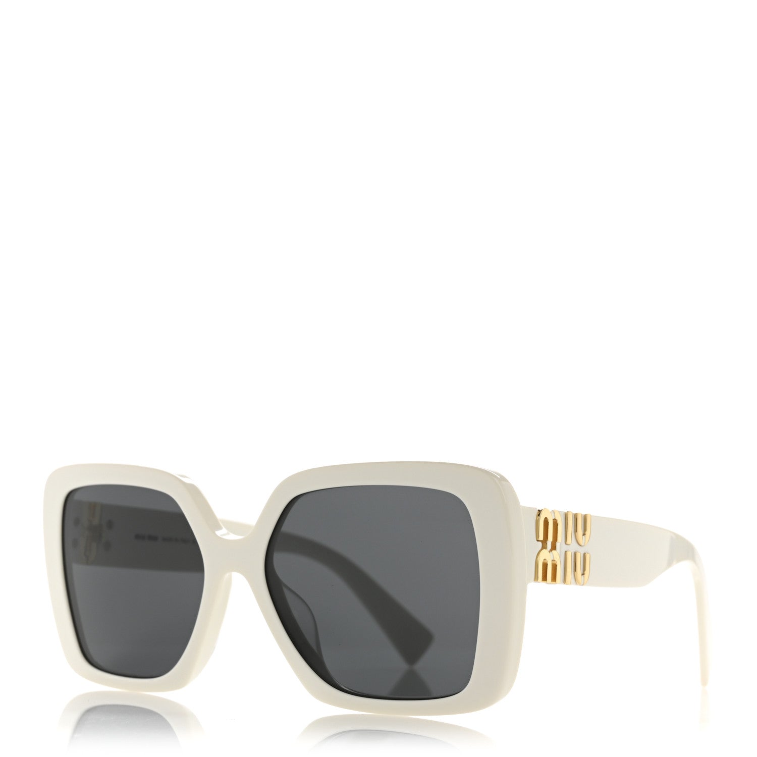 Acetate Sunglasses SMU 10Y White