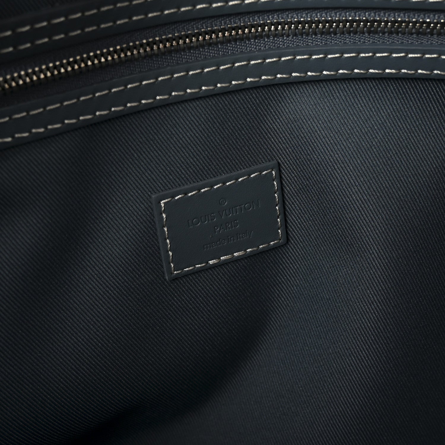 Monogram Washed Denim Keepall Bandouliere 50 Blue