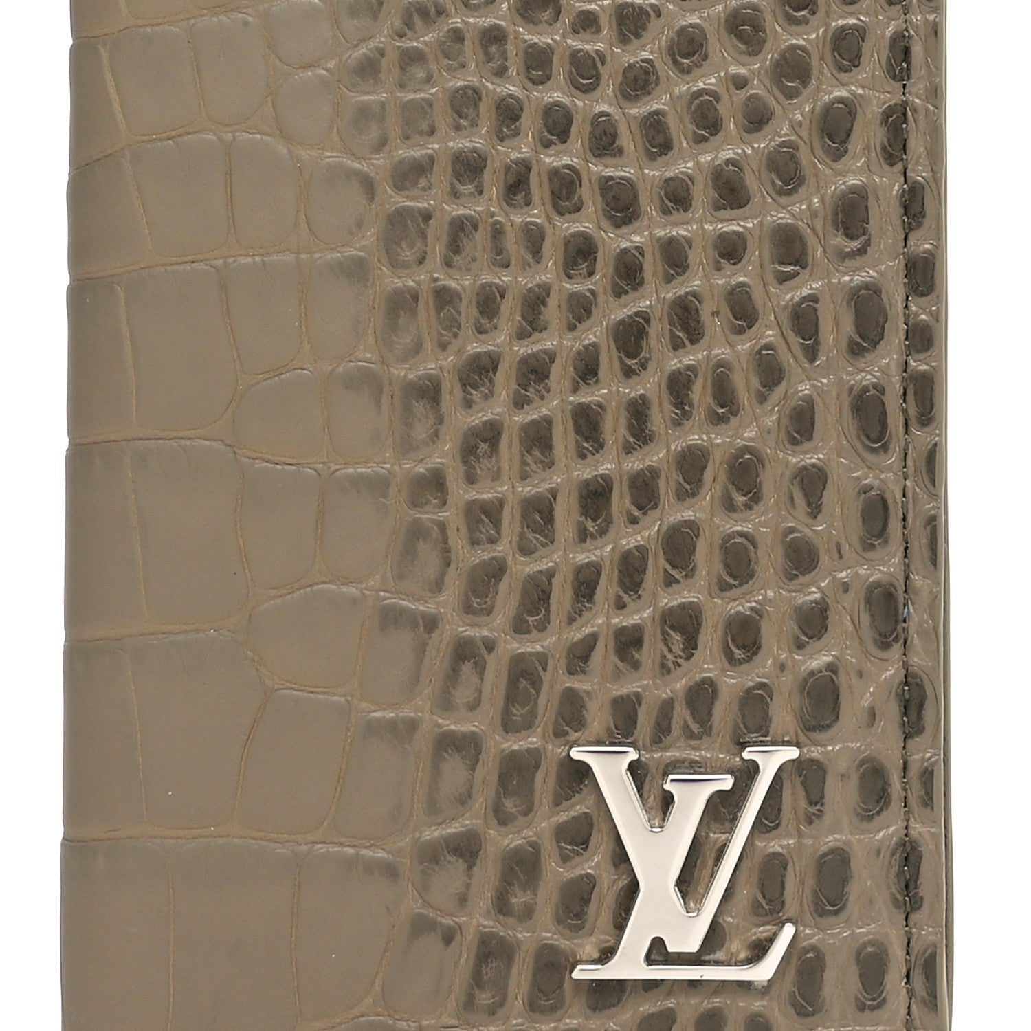 Crocodile Pocket Organizer Sage Green