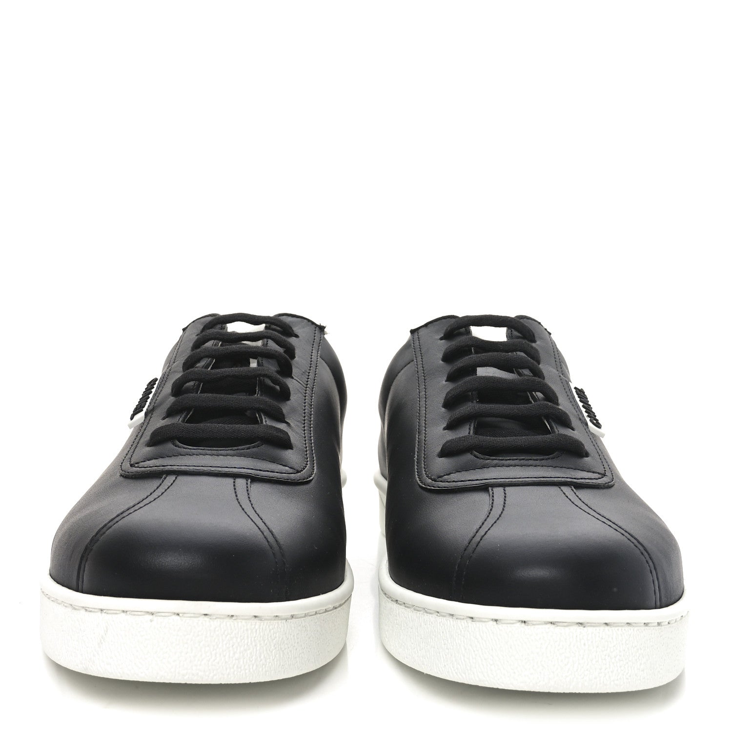 Calfskin Tennis CC Mens Sneakers 44 Black