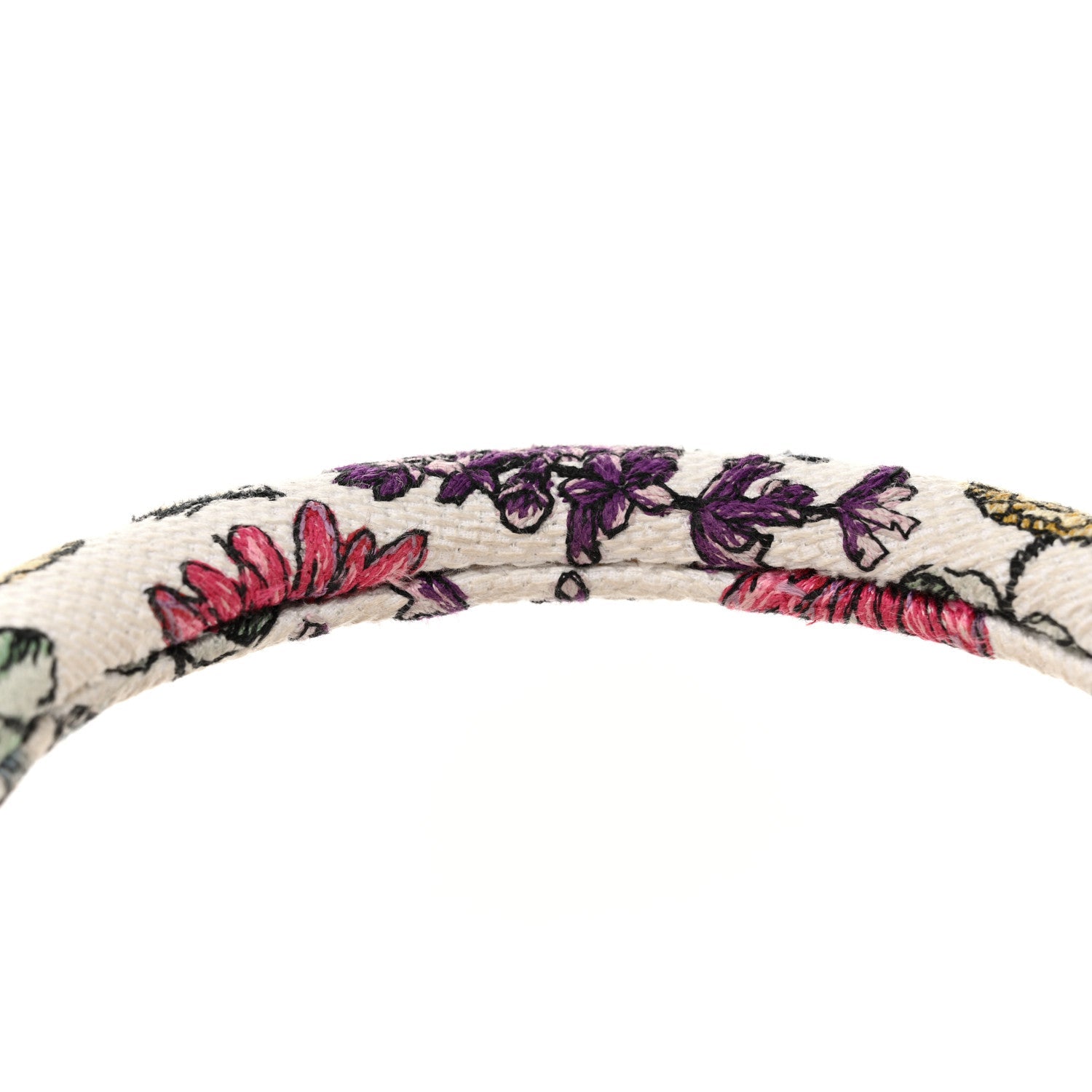 Canvas Florilegio Embroidered Medium Lady D-Lite White Multicolor