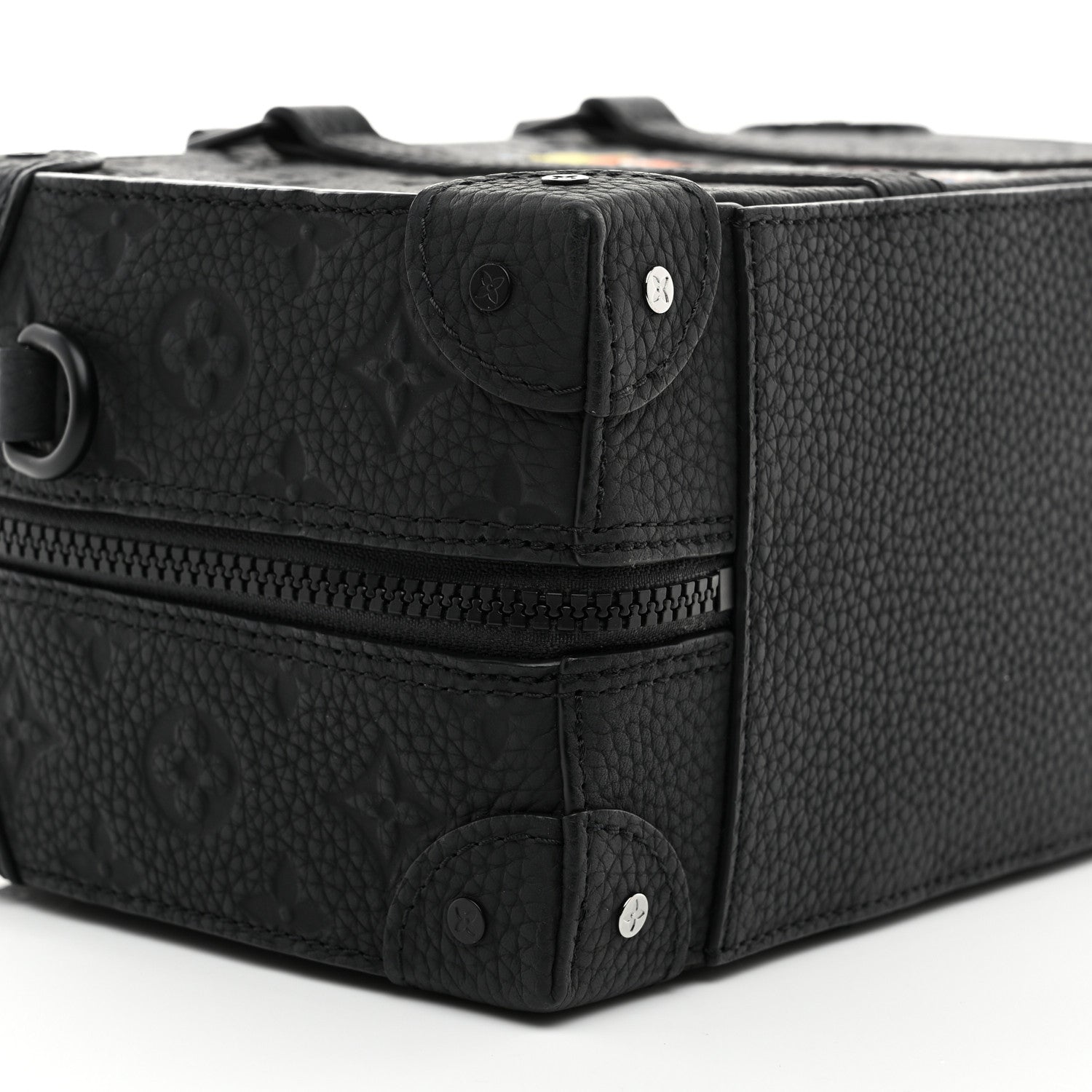 Taurillon Monogram Cartoon LV Friends Speedy Soft Trunk Black