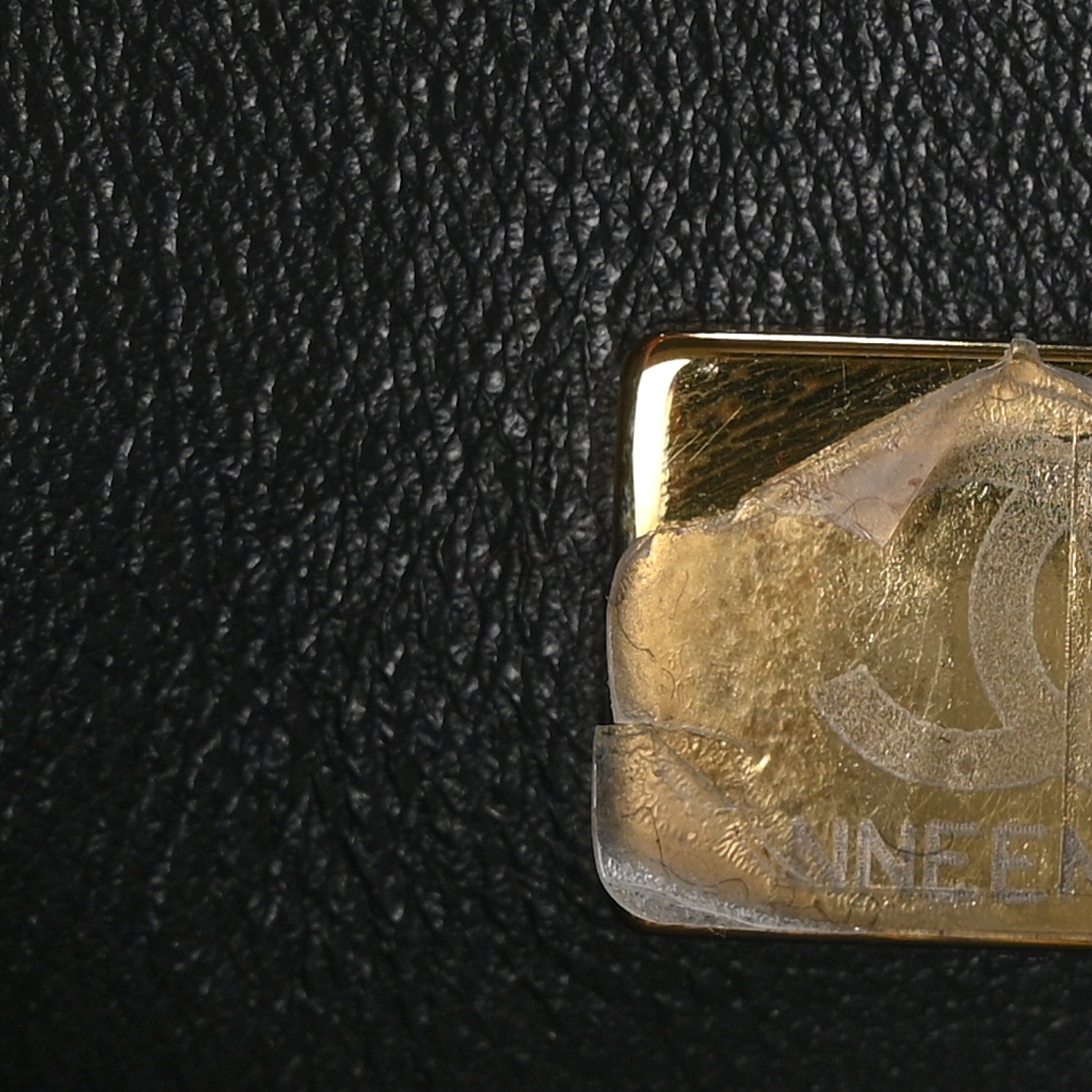 Lambskin Quilted Mini Chain Rows Flap Black