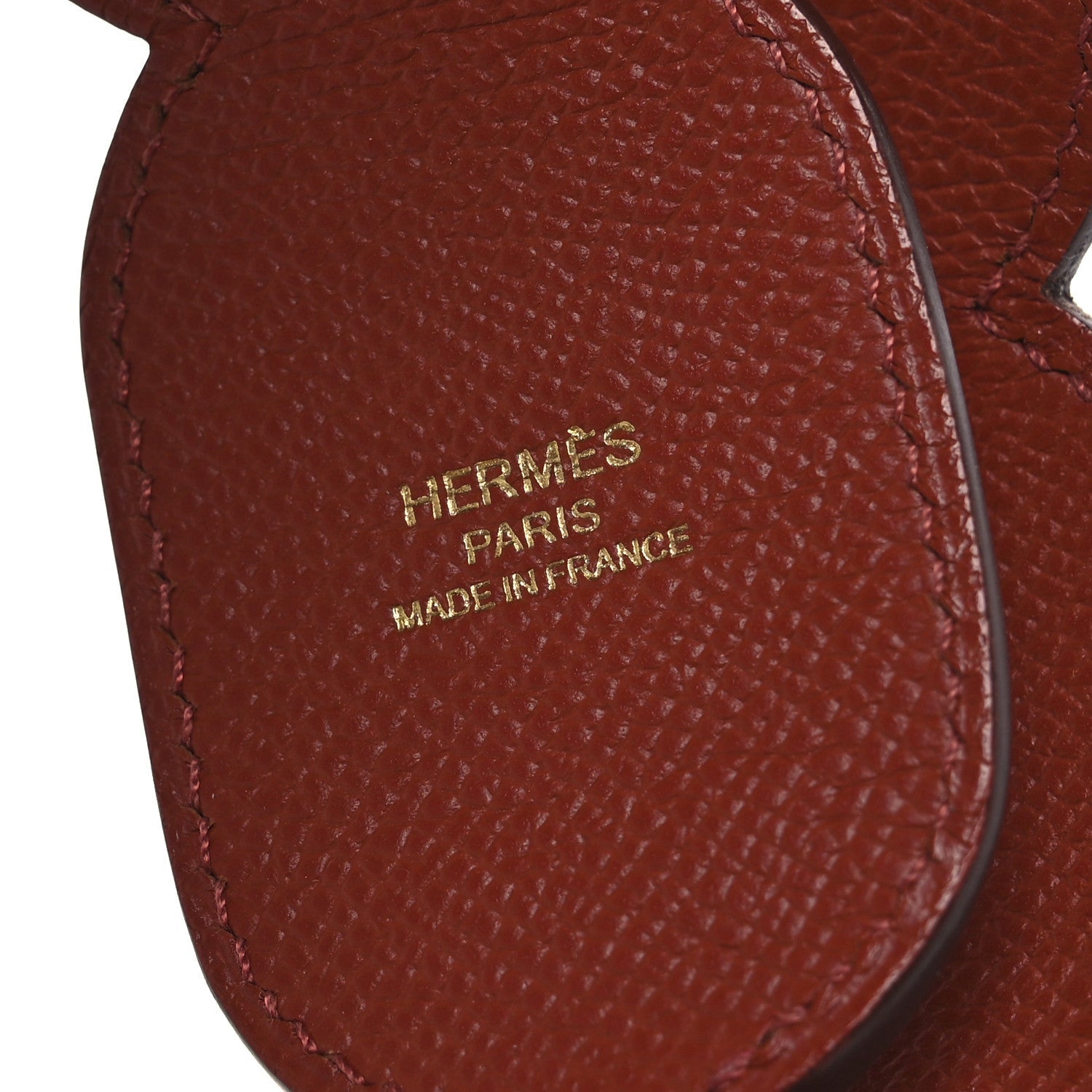 Epsom Maillons Shoulder Strap Brique Rose Texas