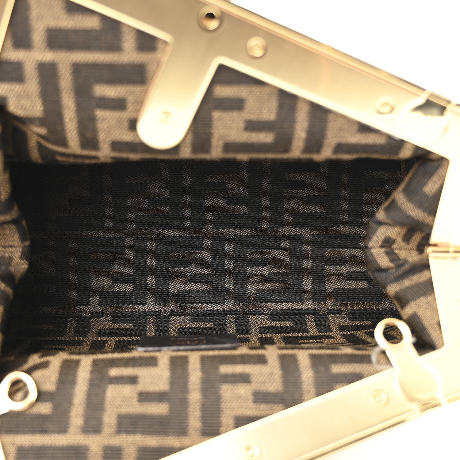 Shiny Nappa Small Fendi First Poudre