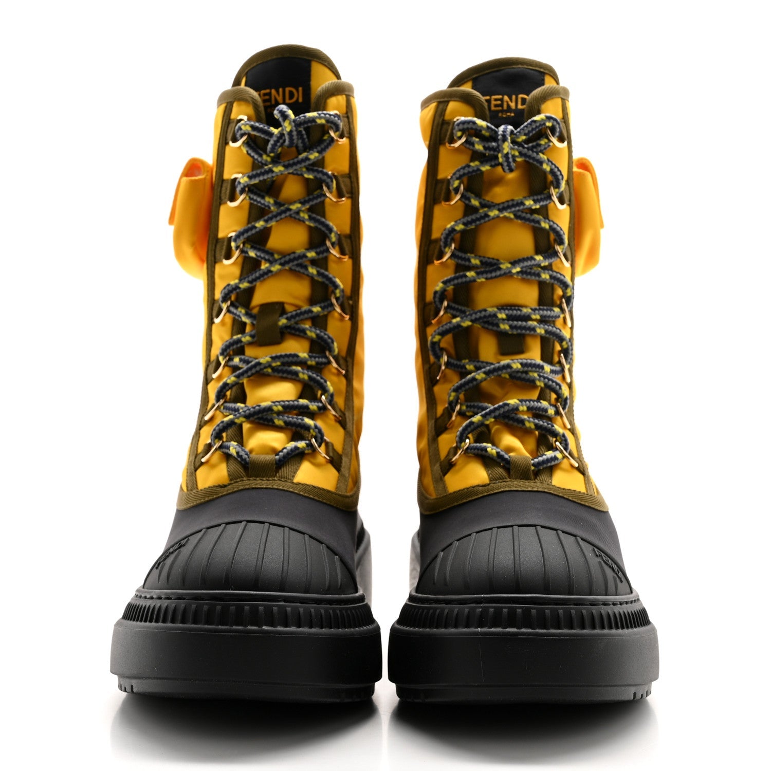 Nylon Baguette Domino 50mm Biker Boots 37 Mimosa Black