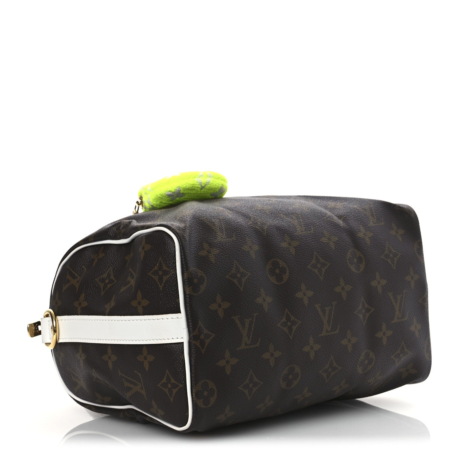 Monogram LV Match Speedy Bandouliere 25 White