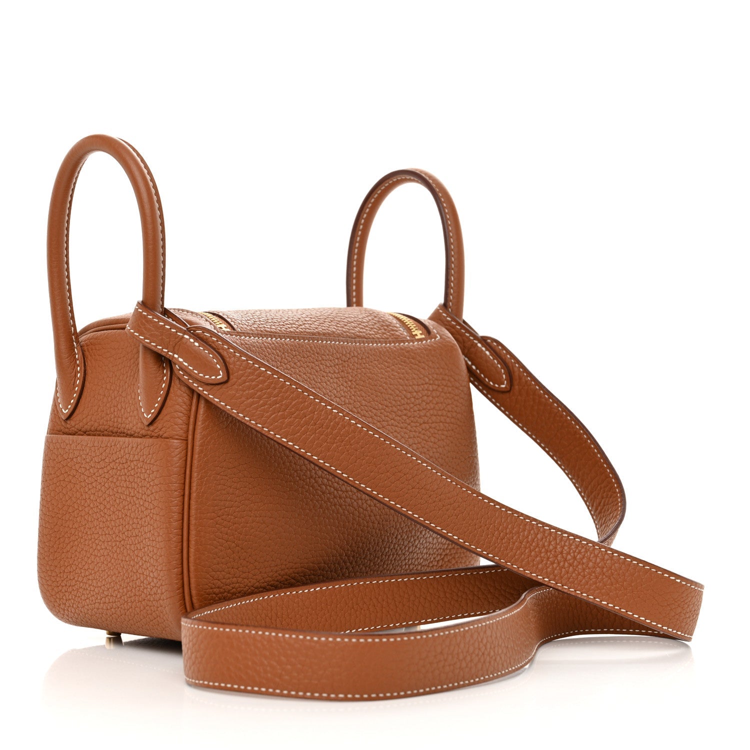 Taurillon Clemence Mini Lindy 20 Gold